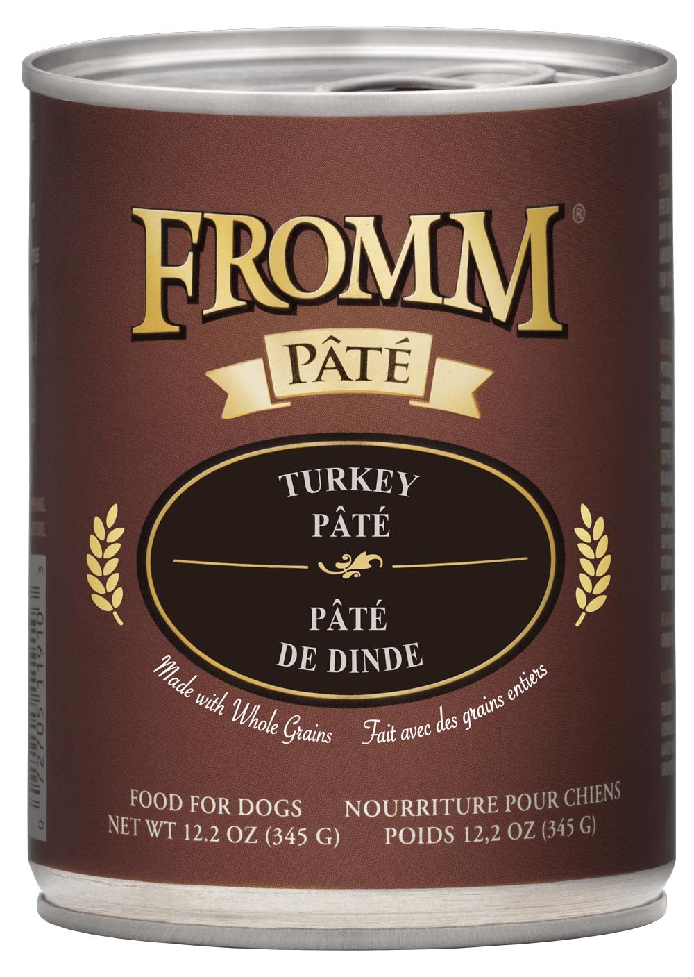 Fromm Turkey Pate Dog Food - Premium Wet Dog Food - Turkey Recipe - 12.2 oz Can