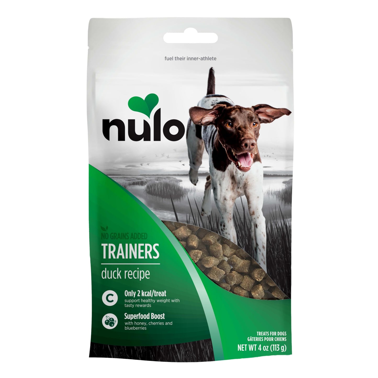 Nulo Freestyle Trainers Dog Treats: Grain Free Dog Training Treats - Healthy Low Calorie Treat Reward for Adult and Puppy Dogs - Gluten Free Dog Treat for Any Size or Breed - Duck Recipe - 4 oz Bag