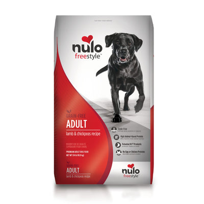 Nulo Adult Lamb Grain-Free Dry Food, 24 lb