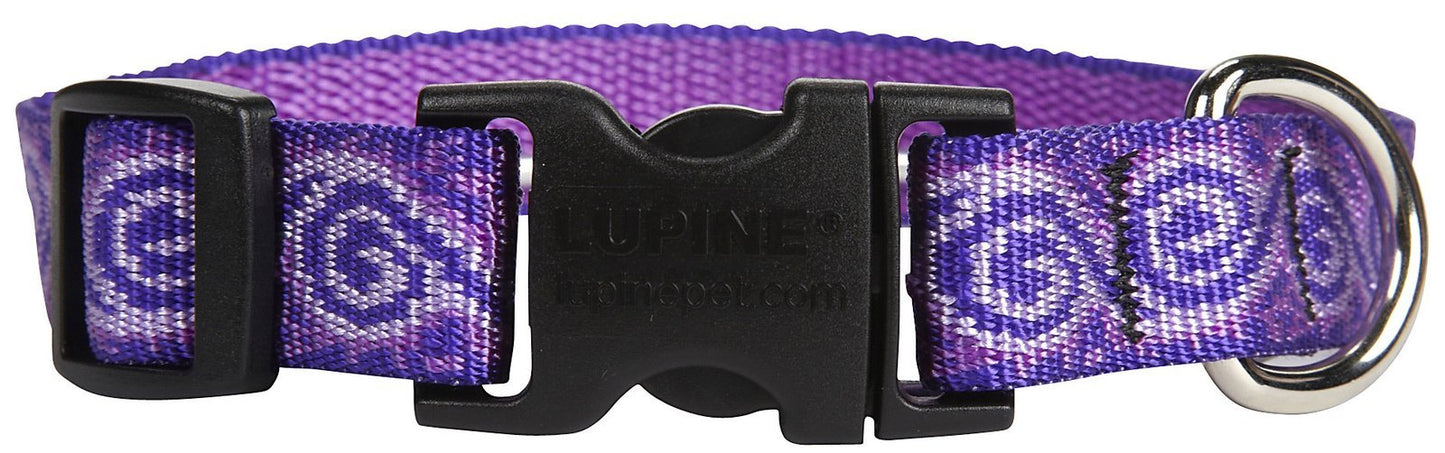 LupinePet Originals 3/4" Jelly Roll 13-22" Adjustable Collar for Medium and Larger Dogs