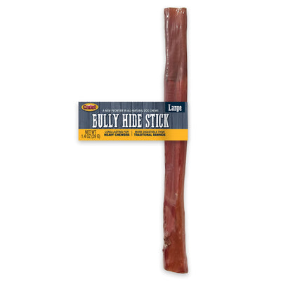 Cadet Bully Hide Sticks for Large Dogs, All-Natural Beef Pizzle, Rawhide Free Dog Bully Sticks for Aggressive Chewers, Large (1 Count)