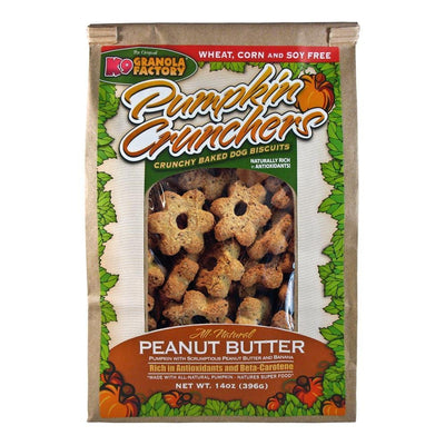 Pumpkin Crunchers Dog Treat Peanut Butter 14oz