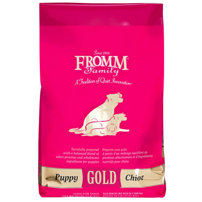 Fromm Puppy Gold Premium Dry Dog Food - Dry Puppy Food for Medium & Small Breeds - Chicken Recipe - 30 lb