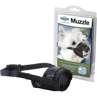 PetSafe Dog Muzzle - Adjustable, Comfortable, Prevents Barking and Biting