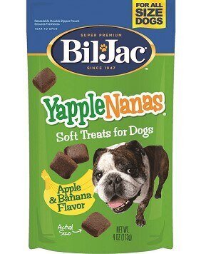 Bil-Jac Yapple-Nanas Dog Treats 4oz