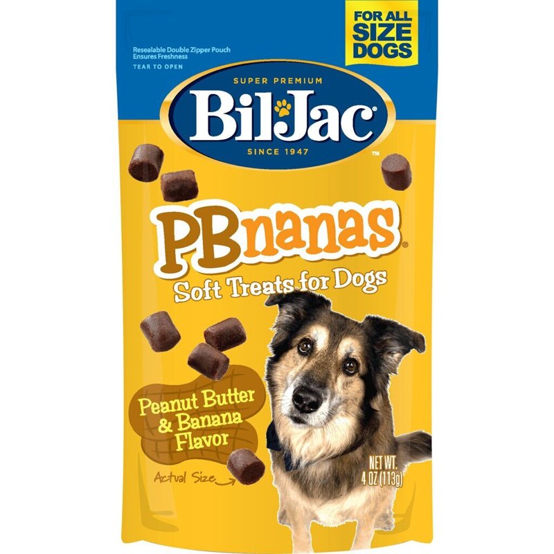 Bil-Jac PB-Nanas Dog Treats 4oz