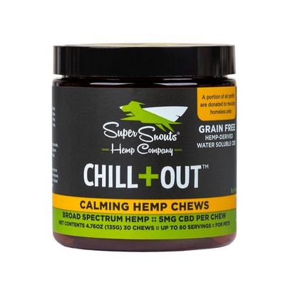 Diggin' Your Dog Super Snouts Chill Out Calming Hemp Soft Chews for Dogs, 30-Count