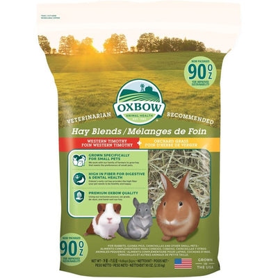 Oxbow Animal Health Oxbow Hay Blends - Western Timothy & Orchard - 90 oz.