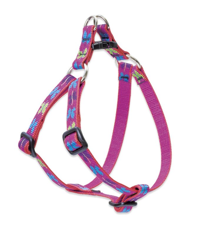 LupinePet Originals 1/2" Wing It 12-18" Step In Harness for Small Dogs