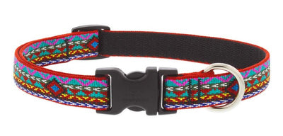 Lupine Dog Collar 3/4" Wide El Paso Design adjusts 13-22" Long