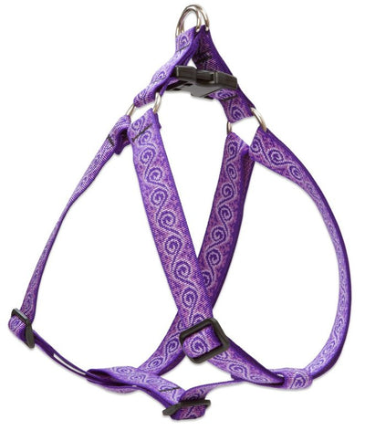 LupinePet Originals 1" Jelly Roll 24-38" Step In Harness for Large Dogs