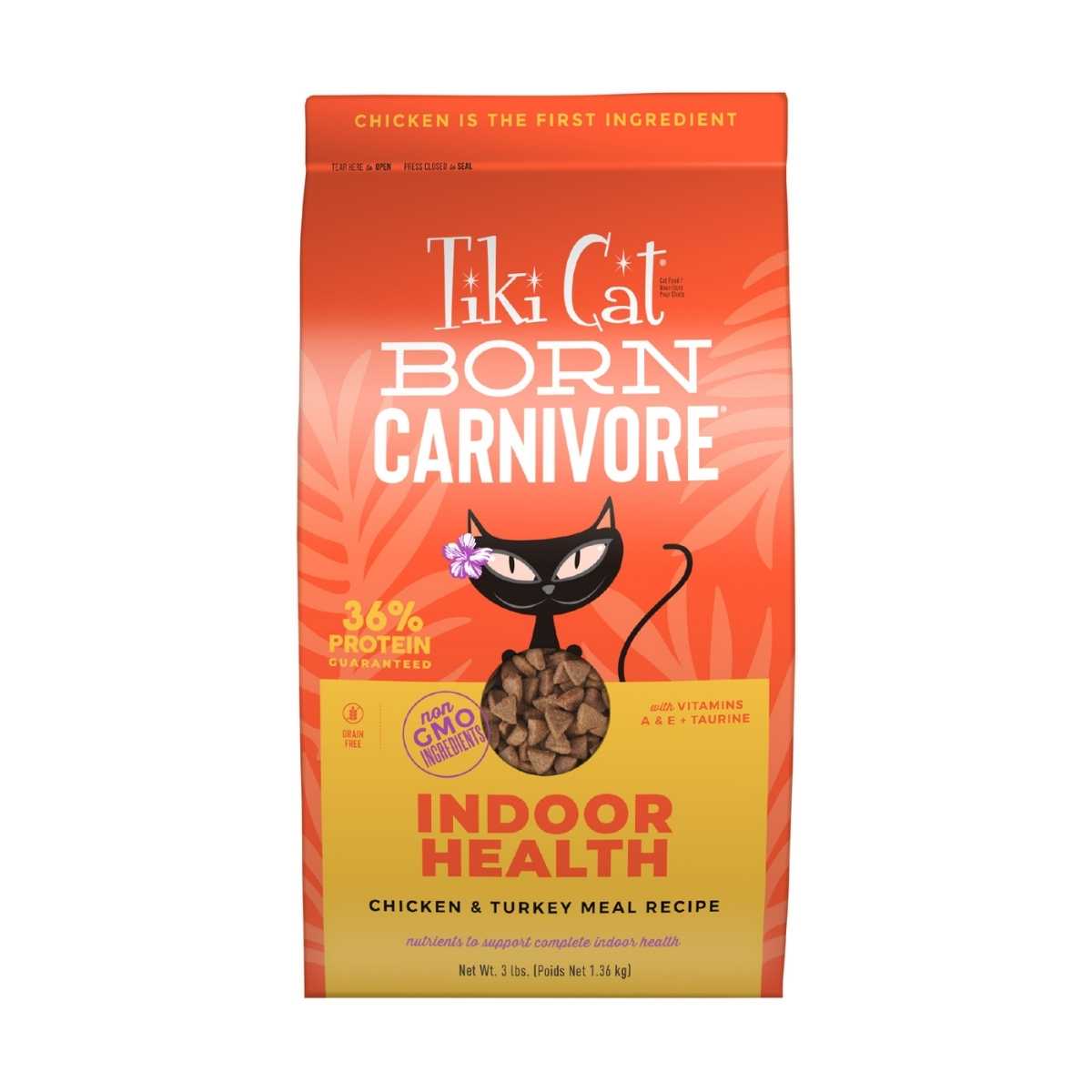 Tiki Pet Indoor Health Chicken & Turkey Meal- 3 lb Bag