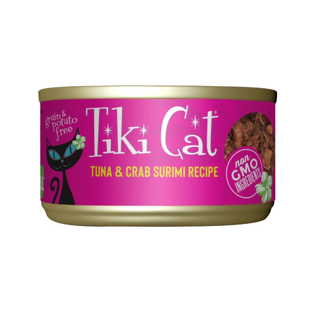 Tiki Pet Grill Tuna & Crab Surimi (previously Lanai Grill)- 12/2.8 oz Cans