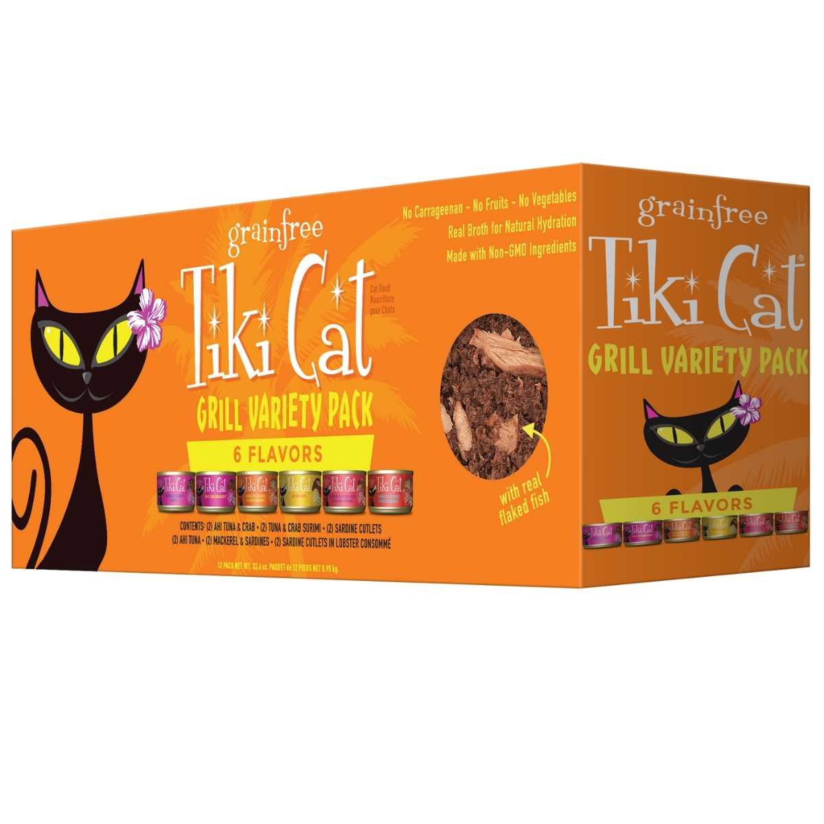 Tiki Pet Grill Variety Pack (previously King Kam)- 12/2.8 oz Cans