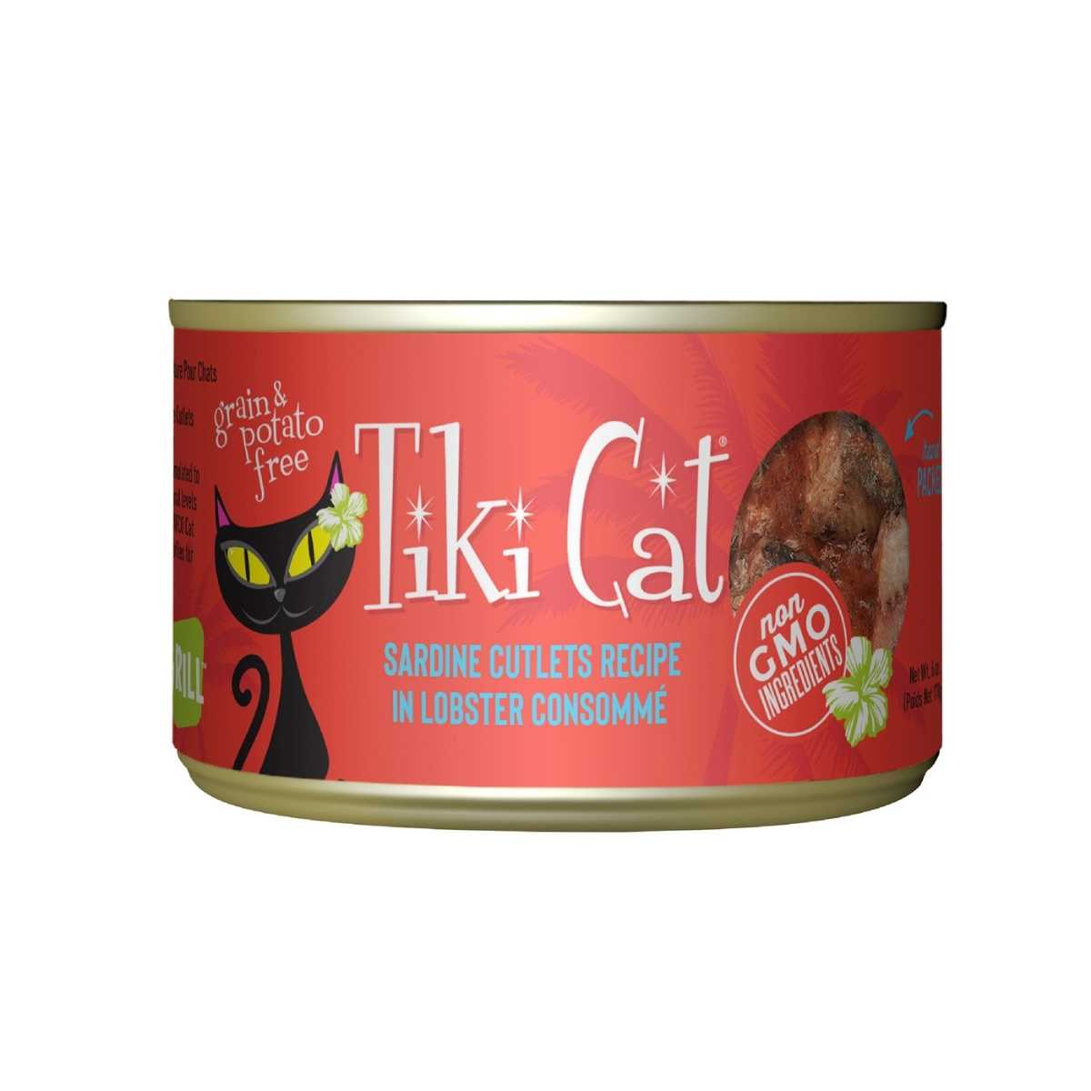 Tiki Pet Grill Sardine Cutlets- 8/6 oz Cans