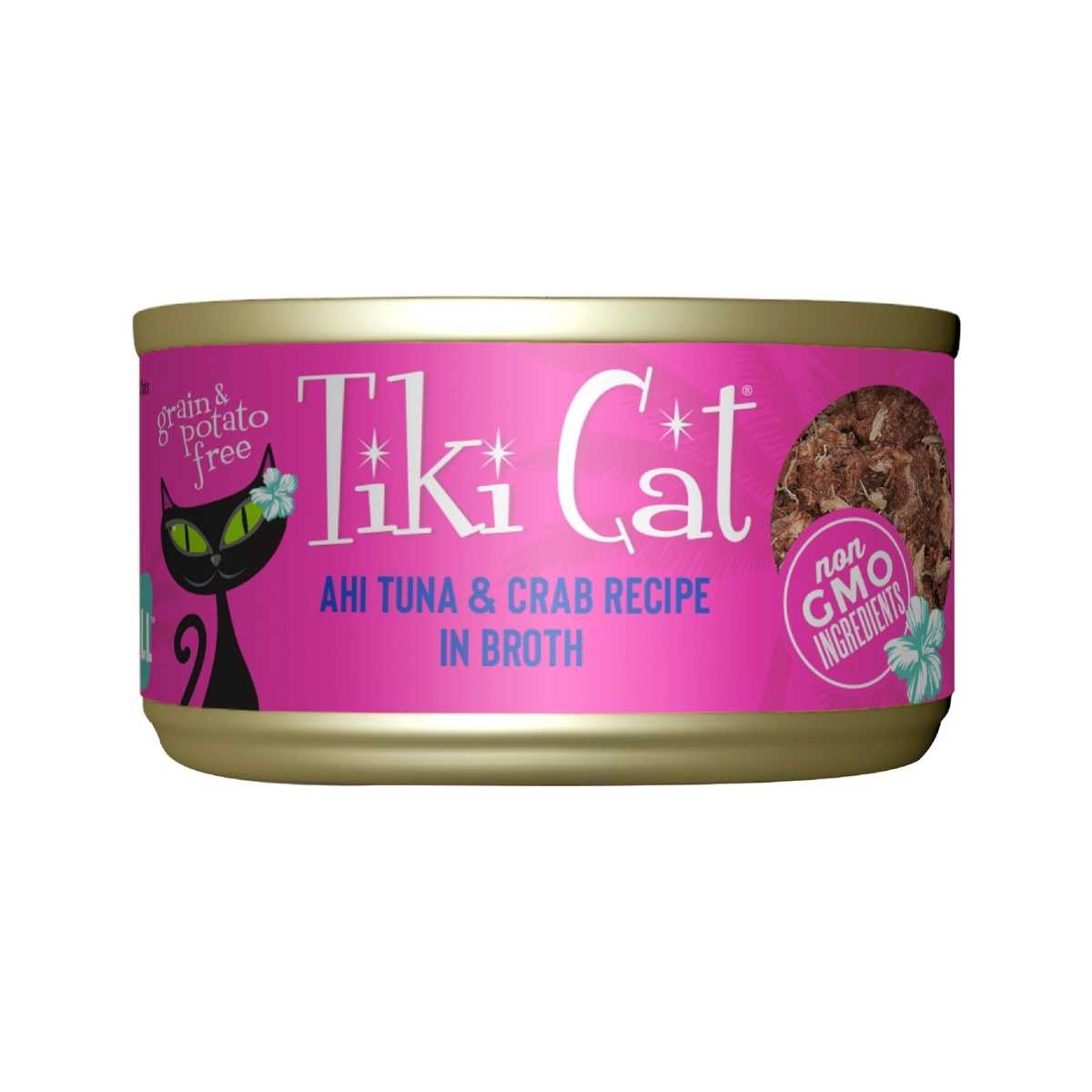 Tiki Pet Grill Ahi Tuna & Crab in Broth (previously Hana Grill)- 12/2.8 oz Cans