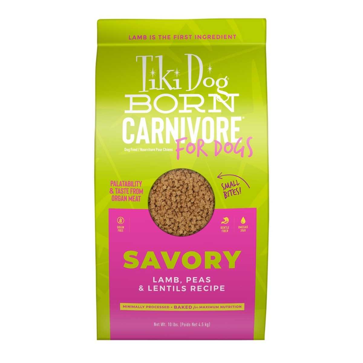 Tiki Pet Born Carnivore Savory Peas Lentils