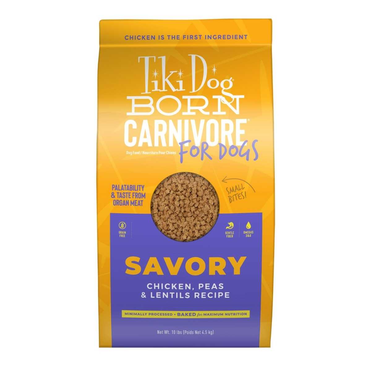 Tiki Pet Born Carnivore Savory Peas Lentils