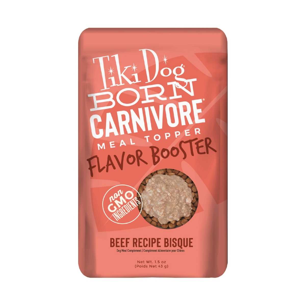 Tiki Pet Born Carnivore Booster Topper Recipe Bisque 12 1 5