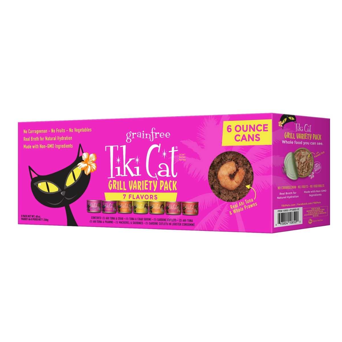 Tiki Pet Grill Variety Pack- 8/6 oz Cans