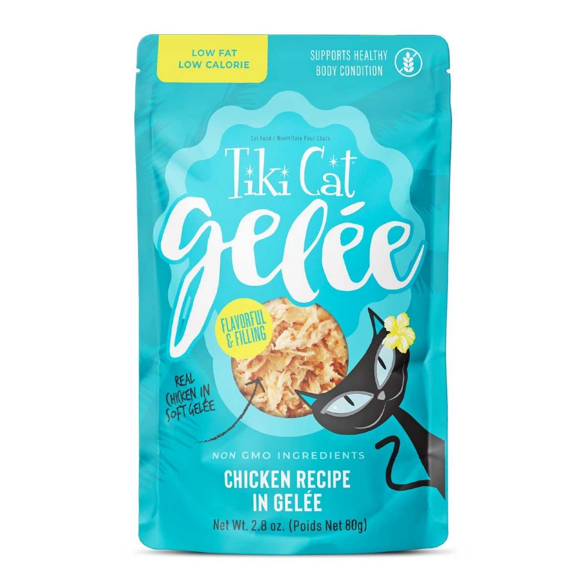 Tiki Pet Gelee Chicken Recipe- 12/2.8oz Pouches