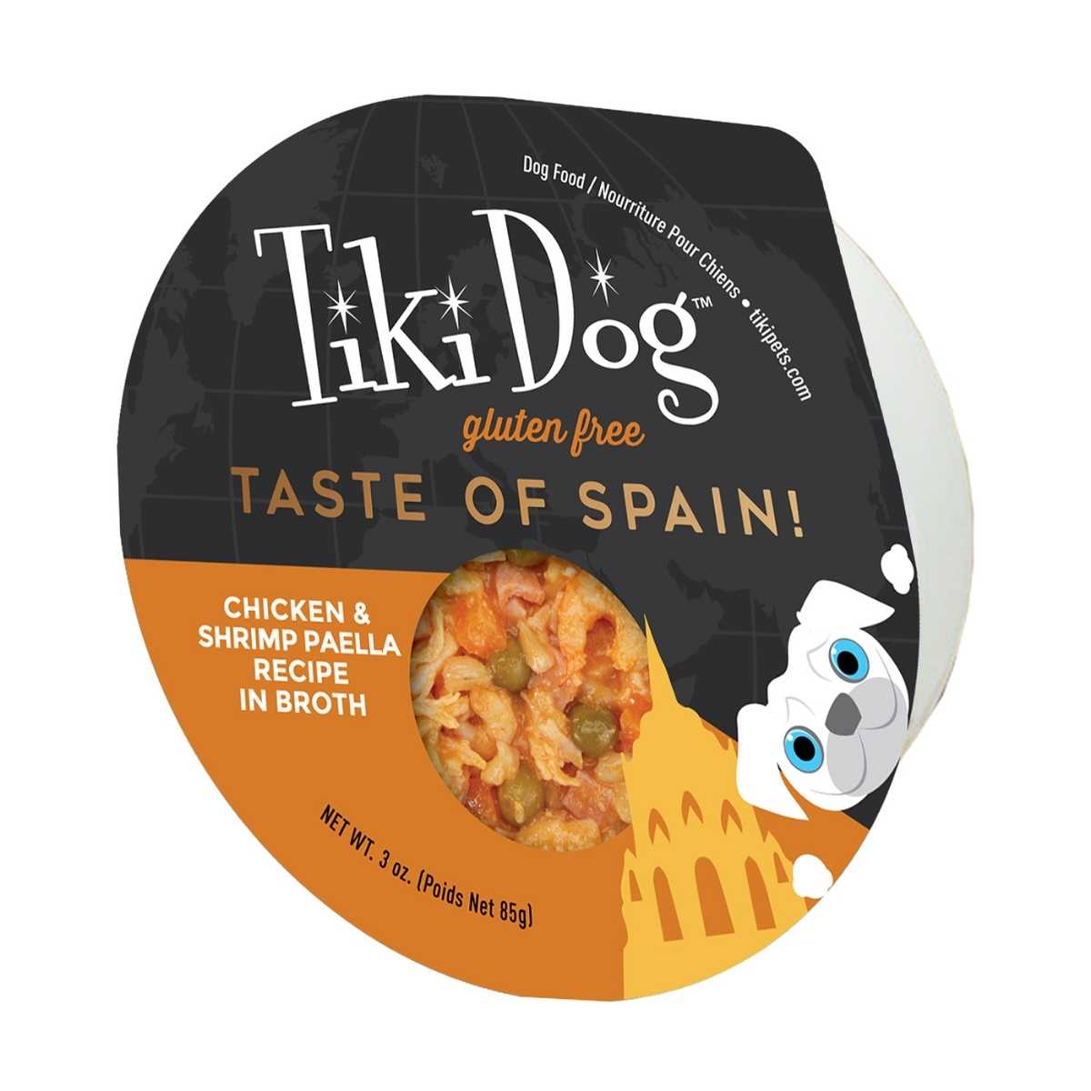 Tiki Pet Taste of Spain! Chicken & Shrimp Paella-4/3 oz Cups