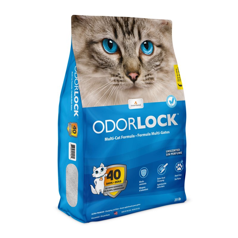 Intersand, Odour Lock Unscented Clay Litter, 25#