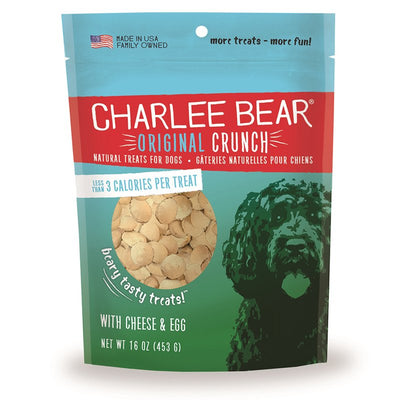 Charlee Bear Original Dog Treats, Cheese and Egg, 16 oz