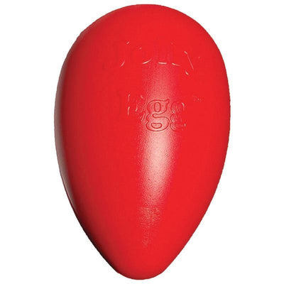 Jolly Pets Jolly Egg Dog Toy, 8 Inches/Medium, Red (JE08 RD)