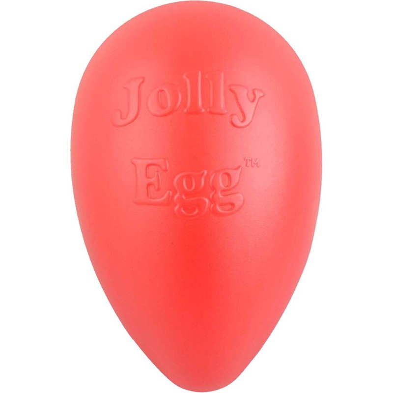 Jolly Pets Jolly Egg Dog Toy, 12 Inches/Large, Red