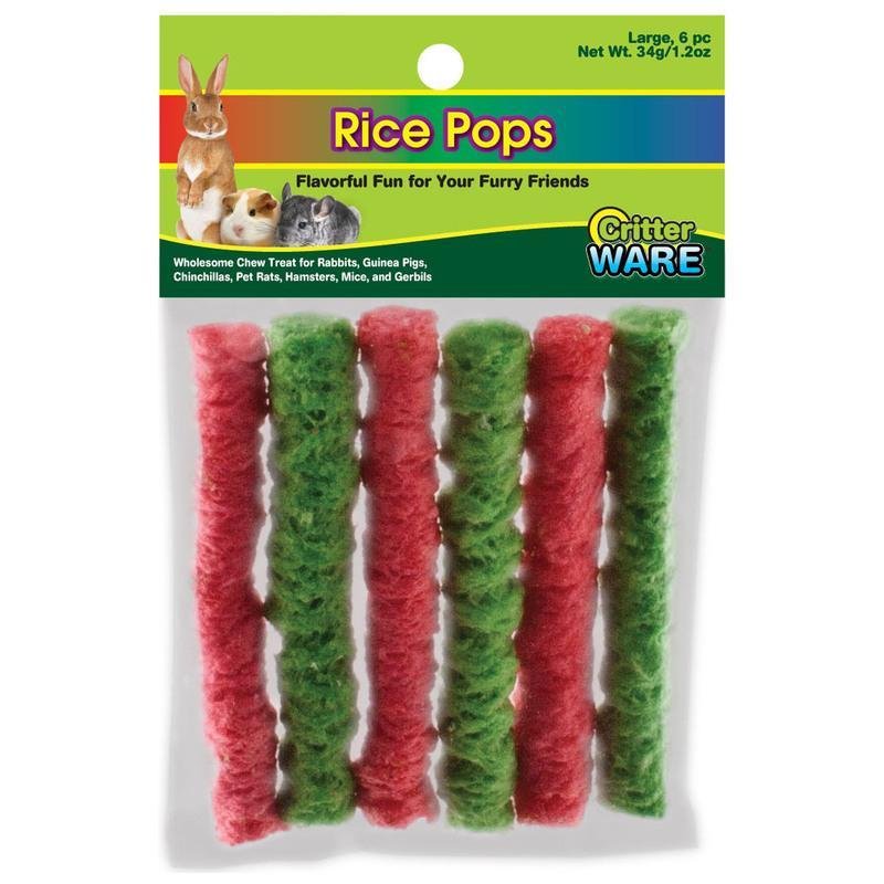 Ware Critter Pops/Rice Pops Small Animal Chew Treats - Large