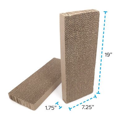 Ware ManufaCounturing CWM12002 2-Pack Corrugated Replacement Scratcher Pads Regular