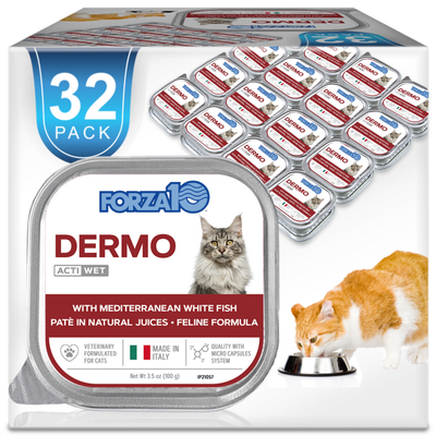 Forza10 Actiwet Dermo Fish Wet Cat Food, 3.5 oz Can