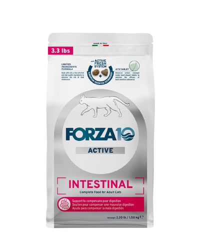 Forza10 Active Intestinal Diet Dry Cat Food, Fish Flavor, 3.3 lb