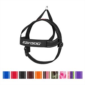 EzyDog Quick Fit Adjustable Dog Harness, Black, X-Large