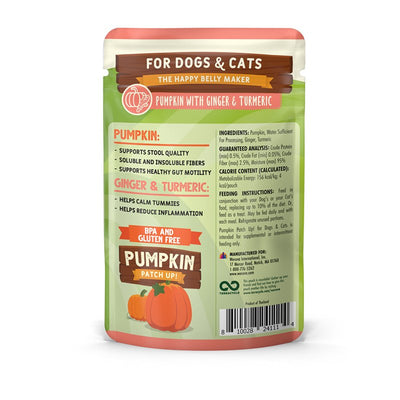 Weruva Pumpkin Patch Up! Pumpkin with Ginger & Turmeric Supplement for Dogs & Cats