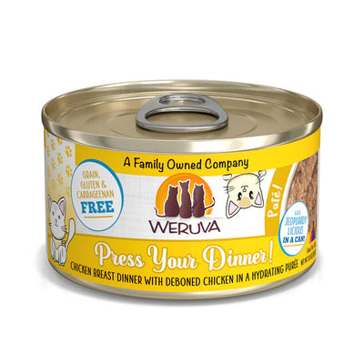 Weruva Cat Paté Press Your Dinner Chicken Breast Wet Cat Food