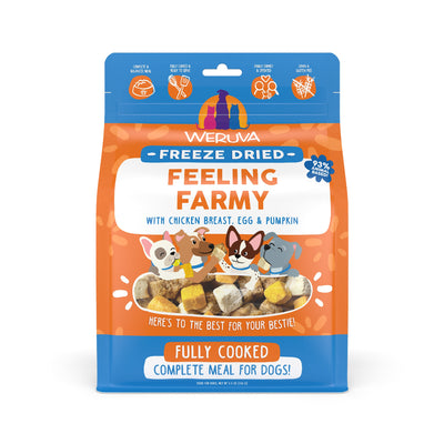Weruva Dog Freeze Dried Feeling Farmy Chicken, Egg & Pumpkin Dry Dog Food