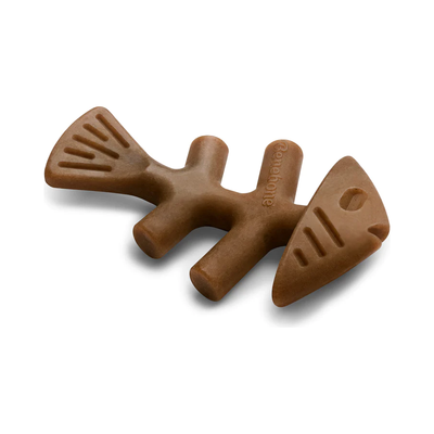 Benebone Fishbone Durable Dog Chew Toy, Jack Salmon Flavor