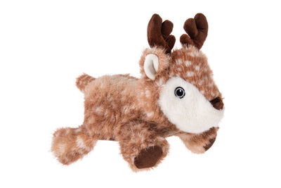 Growl Snugglez Deer Plush Dog Toy, Brown