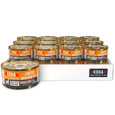 KOHA, Cat Limited Ingredient Chicken Pate 95%, 3 Ounce