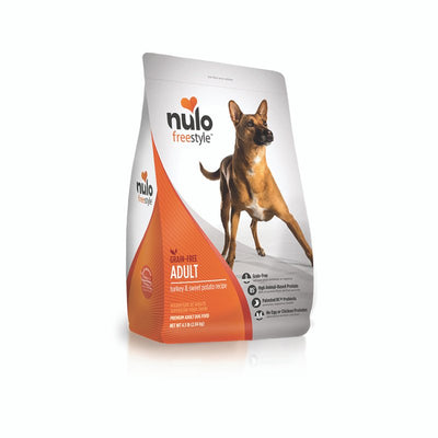 Nulo Grain Free Dog Food: All Natural Adult Dry Pet Food For Large And Small Breed Dogs (Turkey, 11Lb)