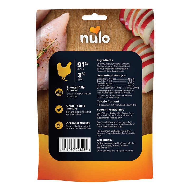 Nulo Freestyle Premium Jerky Strips Dog Treats, Grain-Free High Protein Jerky Strips made with BC30 Probiotic to Support Digestive & Immune Health