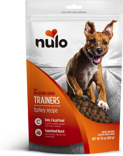 Nulo FreeStyle Trainers Turkey Recipe Grain-Free Dog Treats, 16 oz