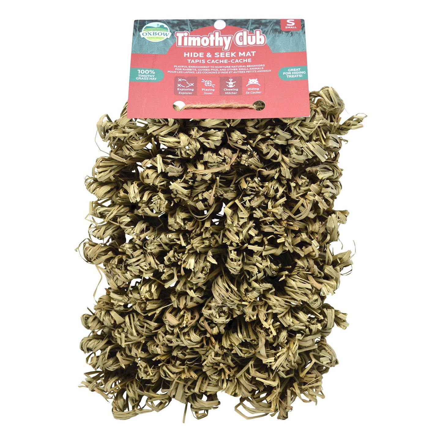 Oxbow Animal Health Timothy Club Hide & Seek Mat, Small