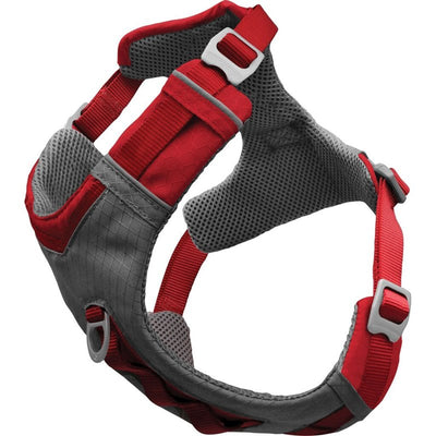 Kurgo Journey Air Dog Harness, Vest Harnesses for Dogs, Pet Hiking Harness for Running & Walking, Reflective, Padded, Includes Control Handle, No Pull Front Clip (Red, Small)