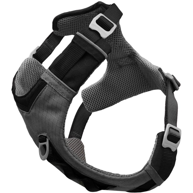 Kurgo Journey Air Dog Harness, Vest Harnesses for Dogs, Pet Hiking Harness for Running & Walking, Reflective, Padded, Includes Control Handle, No Pull Front Clip (Black, X-Large)