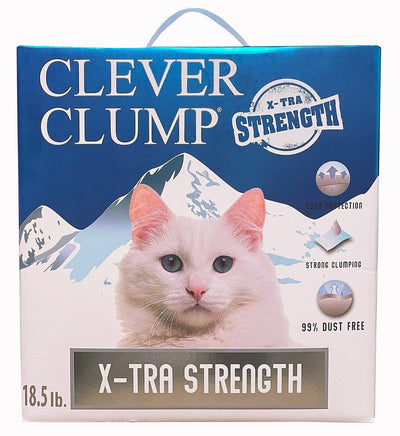 Scoochie Pet Clever Clump Bentonite Clumping Cat Litter, 18.5 lb Box