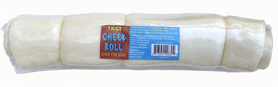 Scoochie Pet Jumbo Thick 10 Inch Cheek Roll Shrink, with Sticker and UPC, Pet Snacks and Treats