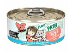 Weruva BFF PLAY Paté Salmon & Tuna Tuck Me In Wet Cat Food, 5.5 oz Can